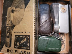 A Minox spy camera outfit. Was my uncle a Cold War spy? 