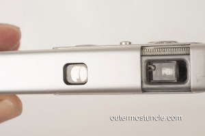 A vintage Minox iiis with a broken part showing in the viewfinder. My Uncle's spy camera which I inherited 60 years after his disappearance in the Bermuda Triangle. 