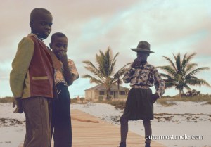 3 boys in the Bahamas in the 1950's. Photo: Bill Scales. Circa 1957.
