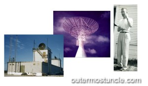 A collage of photos, taken in the 1950's. 2 are from the Eastern Test Range. One is my Uncle Bill with my grandmother. 