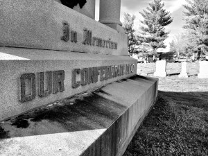 A confederate memorial.