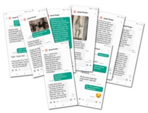 A snapshot of text screenshots.