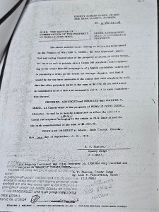 A court document from 1958.