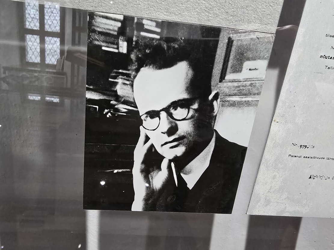 Display at the Fotomuuseum in Tallinn's Old Town. Estonia.