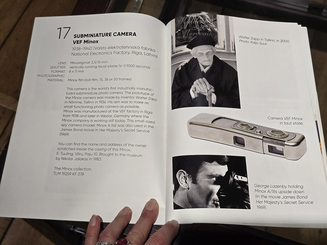 Display at the Fotomuuseum in Tallinn's Old Town. Estonia.